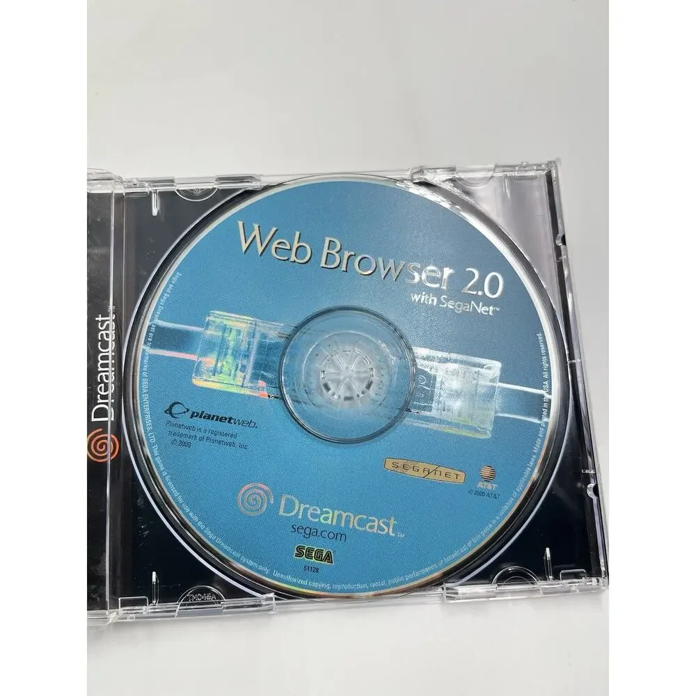 Web Browser 2.0 with SegaNet (Dreamcast) SEGA, AT&T